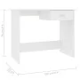White plywood desk 100x50x76 cm by vidaXL, Desks - Ref: Foro24-800549, Price: 59,12 €, Discount: %