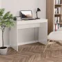 Escritorio de madera contrachapada blanco brillo 90x40x72 cm de vidaXL, Escritorios - Ref: Foro24-800384, Precio: 48,32 €, De...