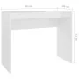 Escritorio de madera contrachapada blanco brillo 90x40x72 cm de vidaXL, Escritorios - Ref: Foro24-800384, Precio: 48,32 €, De...