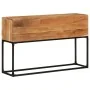 Solid acacia wood console table 120x30x75 cm by vidaXL, Side tables - Ref: Foro24-320821, Price: 158,75 €, Discount: %