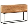 Mesa consola de madera maciza de acacia 120x30x75 cm de vidaXL, Mesas auxiliares - Ref: Foro24-320821, Precio: 158,75 €, Desc...