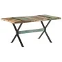 Mesa de comedor de madera maciza reciclada 160x80x76 cm de vidaXL, Mesas de cocina y de comedor - Ref: Foro24-321609, Precio:...
