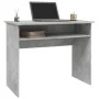 Escritorio de madera contrachapada gris hormigón 90x50x74 cm de vidaXL, Escritorios - Ref: Foro24-801174, Precio: 59,99 €, De...