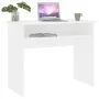 Escritorio de madera contrachapada blanco 90x50x74 cm de vidaXL, Escritorios - Ref: Foro24-801170, Precio: 69,61 €, Descuento: %