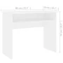 Escritorio de madera contrachapada blanco 90x50x74 cm de vidaXL, Escritorios - Ref: Foro24-801170, Precio: 69,61 €, Descuento: %