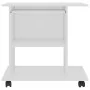 Mesa de ordenador madera contrachapada blanco 80x50x75 cm de vidaXL, Escritorios - Ref: Foro24-802894, Precio: 77,69 €, Descu...