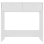 Escritorio de madera contrachapada blanco 80x40x75 cm de vidaXL, Escritorios - Ref: Foro24-801355, Precio: 62,57 €, Descuento: %