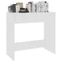 Escritorio de madera contrachapada blanco 80x40x75 cm de vidaXL, Escritorios - Ref: Foro24-801355, Precio: 62,57 €, Descuento: %