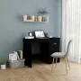 Escritorio de madera contrachapada negro 100x50x76 cm de vidaXL, Escritorios - Ref: Foro24-801797, Precio: 84,02 €, Descuento: %