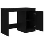 Escritorio de madera contrachapada negro 100x50x76 cm de vidaXL, Escritorios - Ref: Foro24-801797, Precio: 84,02 €, Descuento: %