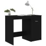 Escritorio de madera contrachapada negro 100x50x76 cm de vidaXL, Escritorios - Ref: Foro24-801797, Precio: 84,02 €, Descuento: %