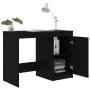 Escritorio de madera contrachapada negro 100x50x76 cm de vidaXL, Escritorios - Ref: Foro24-801797, Precio: 84,02 €, Descuento: %