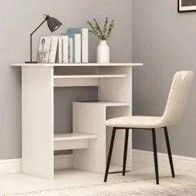 Escritorio de madera contrachapada blanco 80x45x74 cm de vidaXL, Escritorios - Ref: Foro24-801364, Precio: 69,48 €, Descuento: %