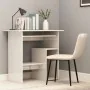 Escritorio de madera contrachapada blanco brillo 80x45x74 cm de vidaXL, Escritorios - Ref: Foro24-801370, Precio: 68,56 €, De...