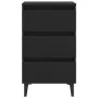 Nightstands with metal legs 2 units black 40x35x69 cm by vidaXL, Nightstands - Ref: Foro24-805908, Price: 131,07 €, Discount: %