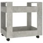 Concrete gray plywood desk cart 60x45x60 cm by vidaXL, Cars and islands - Ref: Foro24-816604, Price: 42,85 €, Discount: %