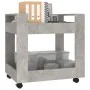 Concrete gray plywood desk cart 60x45x60 cm by vidaXL, Cars and islands - Ref: Foro24-816604, Price: 42,85 €, Discount: %