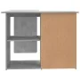 Eckschreibtisch aus grauem Beton-Sperrholz 145x100x76 cm von vidaXL, Schreibtische - Ref: Foro24-801093, Preis: 180,73 €, Rab...