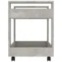 Concrete gray plywood desk cart 60x45x60 cm by vidaXL, Cars and islands - Ref: Foro24-816604, Price: 42,85 €, Discount: %