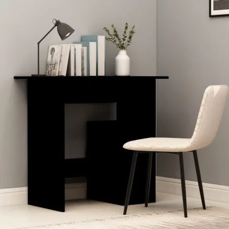 Escritorio de madera contrachapada negro 80x45x74 cm de vidaXL, Escritorios - Ref: Foro24-801365, Precio: 57,02 €, Descuento: %