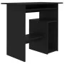 Escritorio de madera contrachapada negro 80x45x74 cm de vidaXL, Escritorios - Ref: Foro24-801365, Precio: 57,02 €, Descuento: %