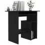Escritorio de madera contrachapada negro 80x45x74 cm de vidaXL, Escritorios - Ref: Foro24-801365, Precio: 57,02 €, Descuento: %