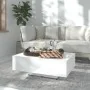 Mesa de centro madera contrachapada blanco brillo 85x55x31 cm de vidaXL, Mesas de centro - Ref: Foro24-803386, Precio: 65,62 ...