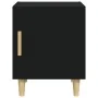 Mesita de noche madera contrachapada negra de vidaXL, Mesitas de noche - Ref: Foro24-812044, Precio: 40,32 €, Descuento: %