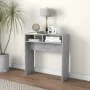 Mesa consola madera de ingeniería gris hormigón 78x30x80 cm de vidaXL, Mesas auxiliares - Ref: Foro24-808300, Precio: 35,92 €...