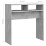 Mesa consola madera de ingeniería gris hormigón 78x30x80 cm de vidaXL, Mesas auxiliares - Ref: Foro24-808300, Precio: 35,92 €...