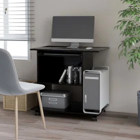 Mesa de ordenador madera contrachapada blanco 80x50x75 cm de vidaXL, Escritorios - Ref: Foro24-802895, Precio: 76,42 €, Descu...