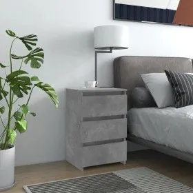 Bedside tables 2 pcs concrete gray plywood 40x35x62.5cm by vidaXL, Nightstands - Ref: Foro24-806220, Price: 82,57 €, Discount: %