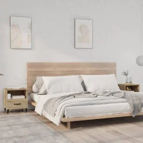 Nachttische 2 Einheiten Sperrholz Sonoma Eiche von vidaXL, Nachttische - Ref: Foro24-812031, Preis: 75,37 €, Rabatt: %