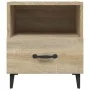 Mesitas de noche 2 unidades madera contrachapada roble Sonoma de vidaXL, Mesitas de noche - Ref: Foro24-812031, Precio: 75,37...