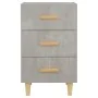 Mesita de noche madera de ingeniería gris hormigón 40x40x66 cm de vidaXL, Mesitas de noche - Ref: Foro24-812082, Precio: 58,4...