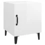 Bedside tables 2 units plywood glossy white by vidaXL, Nightstands - Ref: Foro24-812073, Price: 46,49 €, Discount: %