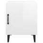 Bedside tables 2 units plywood glossy white by vidaXL, Nightstands - Ref: Foro24-812073, Price: 46,49 €, Discount: %