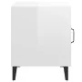 Bedside tables 2 units plywood glossy white by vidaXL, Nightstands - Ref: Foro24-812073, Price: 46,49 €, Discount: %