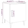 Bedside tables 2 units plywood glossy white by vidaXL, Nightstands - Ref: Foro24-812073, Price: 46,49 €, Discount: %