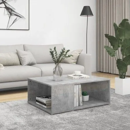 Mesa de centro madera contrachapada gris hormigón 90x67x33 cm de vidaXL, Mesas de centro - Ref: Foro24-806907, Precio: 47,32 ...