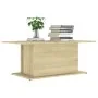 Couchtisch aus Sonoma-Eichenholzwerkstoff, 102 x 55,5 x 40 cm von vidaXL, Couchtisch - Ref: Foro24-810310, Preis: 42,62 €, Ra...