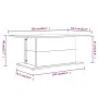Couchtisch aus Sonoma-Eichenholzwerkstoff, 102 x 55,5 x 40 cm von vidaXL, Couchtisch - Ref: Foro24-810310, Preis: 42,62 €, Ra...