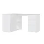 Eckschreibtisch aus weißem Sperrholz, 145 x 100 x 76 cm von vidaXL, Schreibtische - Ref: Foro24-801089, Preis: 192,33 €, Raba...