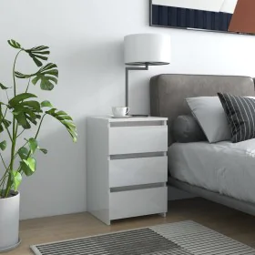 Nightstands 2 pcs glossy white plywood 40x35x62.5cm by vidaXL, Nightstands - Ref: Foro24-806224, Price: 137,36 €, Discount: %