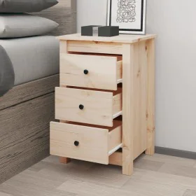 Nachttisch aus massivem Kiefernholz, 40 x 35 x 61,5 cm von vidaXL, Nachttische - Ref: Foro24-813699, Preis: 67,08 €, Rabatt: %