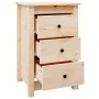 Mesita de noche madera maciza de pino 40x35x61,5 cm de vidaXL, Mesitas de noche - Ref: Foro24-813699, Precio: 67,08 €, Descue...
