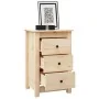 Mesita de noche madera maciza de pino 40x35x61,5 cm de vidaXL, Mesitas de noche - Ref: Foro24-813699, Precio: 67,08 €, Descue...
