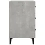 Concrete gray engineered wood bedside table 40x40x66 cm by vidaXL, Nightstands - Ref: Foro24-812091, Price: 57,73 €, Discount: %