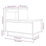 Nachttisch aus massivem weißem Kiefernholz, 60 x 34 x 51 cm von vidaXL, Nachttische - Ref: Foro24-814376, Preis: 63,27 €, Rab...
