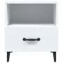 Mesitas de noche 2 unidades madera contrachapada blanca de vidaXL, Mesitas de noche - Ref: Foro24-812025, Precio: 53,95 €, De...